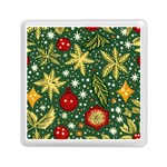 Christmas pattern Memory Card Reader (Square) Front