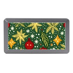 Christmas Pattern Memory Card Reader (mini) by Valentinaart