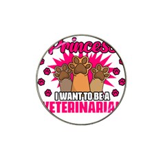 Veterinary Medicine T- Shirt Forget Princess Funny Veterinary Medicine Life Veterinarian T- Shirt Hat Clip Ball Marker (4 Pack) by ZUXUMI