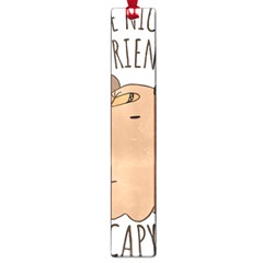 Capybara T- Shirt Be Nice Be Friendly Be A Capybara T- Shirt Yoga Reflexion Pose T- Shirtyoga Reflexion Pose T- Shirt Large Book Marks by hizuto