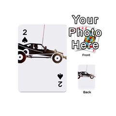 Vintage Rc Cars T- Shirt Grunge Vintage Modelcar Classic Rc Buggy Racing Cars Addict T- Shirt (1) Playing Cards 54 Designs (mini) by ZUXUMI