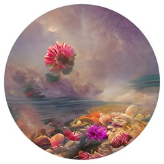 Floral Blossoms  Round Trivet by Internationalstore
