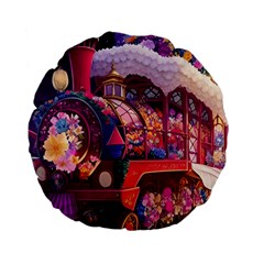 Fantasy  Standard 15  Premium Flano Round Cushions by Internationalstore