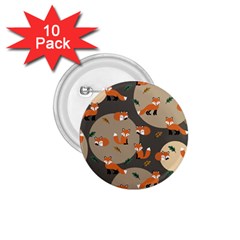 Fox Pattern 1 75  Buttons (10 Pack) by Pakjumat