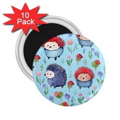 Hedgehogs Animal 2 25  Magnets (10 Pack)  by Pakjumat