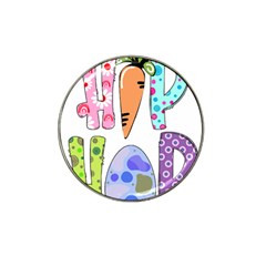 Easter Bunny Happy Easter T- Shirt Hip Hop Happy Easter T- Shirt Hat Clip Ball Marker by ZUXUMI