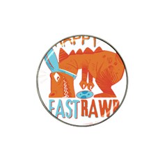 Easter Dinosaur T- Shirt Happy East Rawr T- Rex Dinosaur Easter Bunny T- Shirt Hat Clip Ball Marker by ZUXUMI