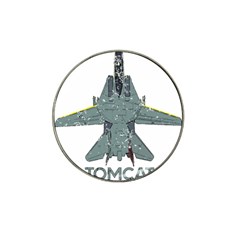 F14 Tomcat Fighter Jet T- Shirt F14 Tomcat Comic Drawing Quote T- Shirt (2) Hat Clip Ball Marker (10 Pack) by ZUXUMI