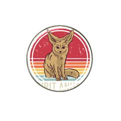 Fennec Fox T- Shirt Fennec Fox Is My Spirit Animal T- Shirt Hat Clip Ball Marker (4 Pack) by ZUXUMI
