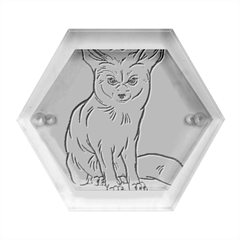 Fennec Fox T- Shirt Im Really A Fennec Fox T- Shirt Hexagon Wood Jewelry Box by ZUXUMI