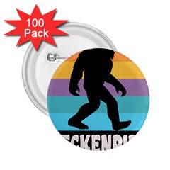 Breckenridge T- Shirt Breckenridge Colorado Bigfoot Sasquatch Retro Sunset T- Shirt 2 25  Buttons (100 Pack)  by JamesGoode