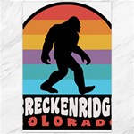 Breckenridge T- Shirt Breckenridge Colorado Bigfoot Sasquatch Retro Sunset T- Shirt Canvas 20  x 30  19.62 x28.9  Canvas - 1