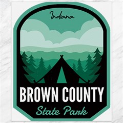 Brown County State Park T- Shirt Brown County State Park I N Camping T- Shirt Canvas 20  X 24  by JamesGoode