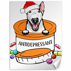 Bull Terrier T- Shirt Cute Bull Terrier T- Shirt Canvas 36  X 48  by JamesGoode
