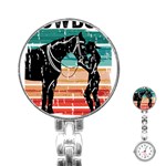 Funny Cowgirl T- Shirt Funny Cowgirl T- Shirt Stainless Steel Nurses Watch Front