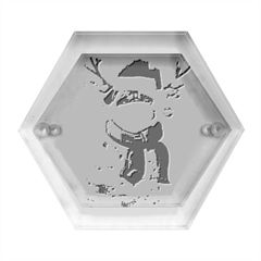 German Shepherd T- Shirt Cute German Shepherd Dog T- Shirt Hexagon Wood Jewelry Box by ZUXUMI