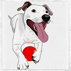 Bulldog T- Shirt Running Bulldog T- Shirt Canvas 20  X 20  by JamesGoode