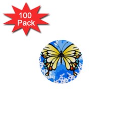 Butterfly Art T- Shirtbutterfly T- Shirt 1  Mini Buttons (100 Pack)  by JamesGoode