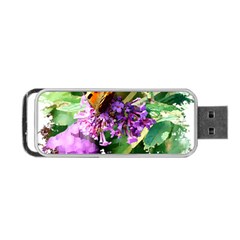 Butterfly T- Shirt Butterfly & Buddleia T- Shirt Portable Usb Flash (one Side) by JamesGoode