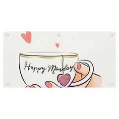 Happy Monday Banner And Sign 6  X 3  by SychEva