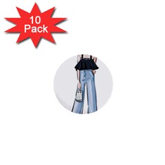 Let’s Go 1  Mini Buttons (10 Pack)  by SychEva
