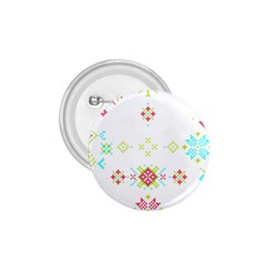 Christmas Cross Stitch Pattern Effect Holidays Symmetry 1 75  Buttons by Sarkoni