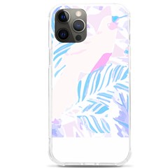 Blue T- Shirt Blue Tropical Pattern T- Shirt Iphone 12 Pro Max Tpu Uv Print Case by EnriqueJohnson