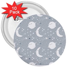 Cosmos T- Shirt Cute Baby Cosmic Pattern 7 3  Buttons (10 Pack)  by EnriqueJohnson