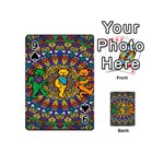 Grateful Dead Pattern Playing Cards 54 Designs (Mini) Front - Spade9