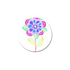Flower Illustration T- Shirtflower T- Shirt Golf Ball Marker (4 Pack) by EnriqueJohnson