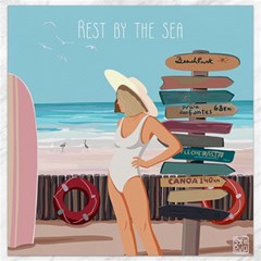 Vacation Canvas 16  X 16  by SychEva