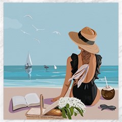 Rest By The Sea Canvas 20  X 20  by SychEva