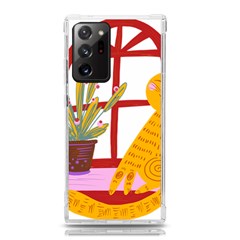 Cat Pet Ginger Art Animal Cartoon Samsung Galaxy Note 20 Ultra Tpu Uv Case by uniart180623