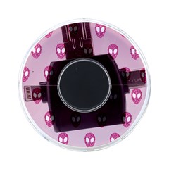 Alien Pattern Pink On-the-go Memory Card Reader by Ket1n9