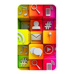 Colorful 3d Social Media Memory Card Reader (rectangular) by Ket1n9