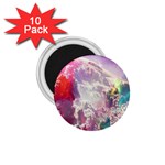 Clouds Multicolor Fantasy Art Skies 1.75  Magnets (10 pack)  Front