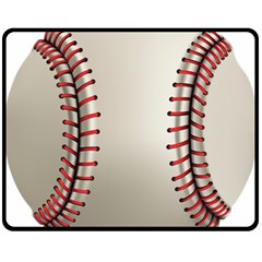Baseball Two Sides Fleece Blanket (medium) by Ket1n9