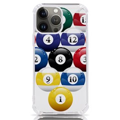 Racked Billiard Pool Balls Iphone 13 Pro Max Tpu Uv Print Case by Ket1n9