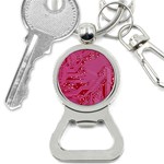 Pink Circuit Pattern Bottle Opener Key Chain Front