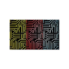 Circuit Board Seamless Patterns Set Sticker (rectangular) by Ket1n9