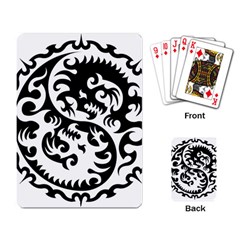 Ying Yang Tattoo Playing Cards Single Design (rectangle) by Ket1n9