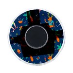 Colorful Funny Christmas Pattern On-the-Go Memory Card Reader Front