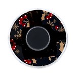 Christmas Pattern With Snowflakes Berries On-the-Go Memory Card Reader Front