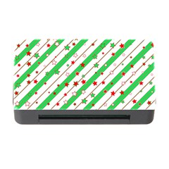 Christmas Paper Stars Pattern Texture Background Colorful Colors Seamless Memory Card Reader With Cf by Ket1n9