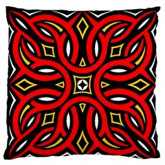 Traditional Art Pattern Standard Premium Plush Fleece Cushion Case (one Side) by Ket1n9