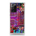 Technology Circuit Board Layout Pattern Samsung Galaxy Note 20 Ultra TPU UV Case Front