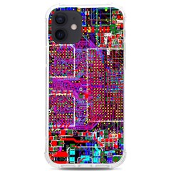Technology Circuit Board Layout Pattern Iphone 12/12 Pro Tpu Uv Print Case by Ket1n9