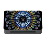 Stained Glass Rose Window In France s Strasbourg Cathedral Memory Card Reader with CF Front
