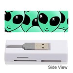 Art Alien Pattern Memory Card Reader (Stick) Front