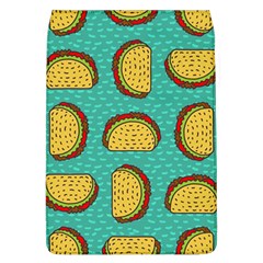 Taco-drawing-background-mexican-fast-food-pattern Removable Flap Cover (l) by Ket1n9